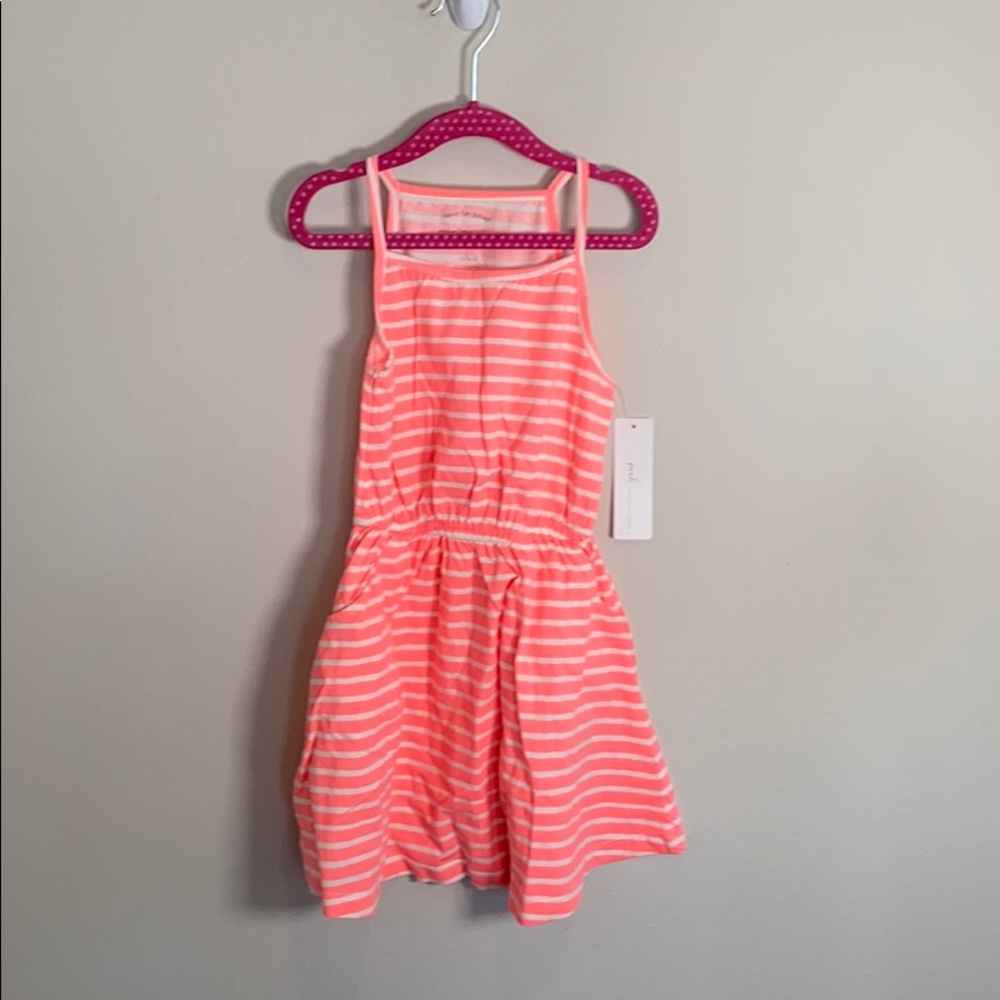 neon coral sundress by peek
